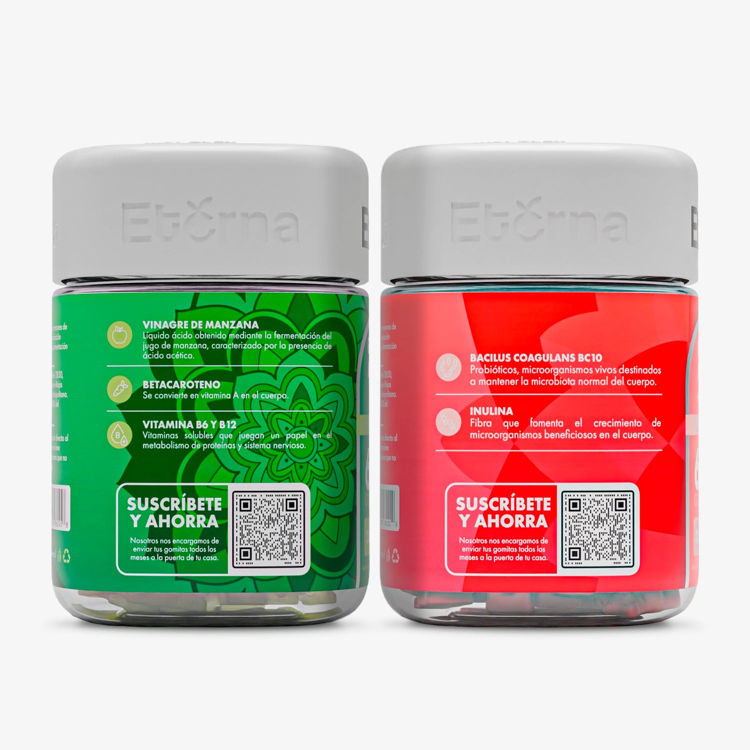 Pack Detox Eterna Nutrition vista con los beneficios